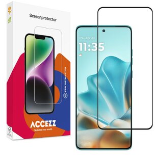 Accezz - Tempered Glass Screenprotector pour Motorola Edge 60 Fusion - Transparent