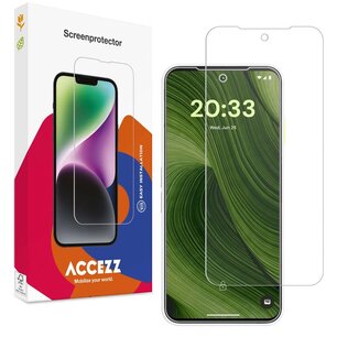 Accezz - Tempered Glass Screenprotector pour Fairphone 6 - Transparent