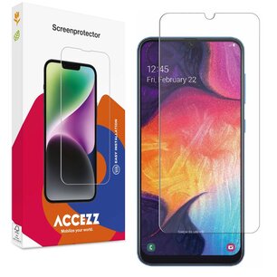 Accezz - Tempered Glass Screenprotector pour de Samsung Galaxy A50 / A30s / M31 - Transparent