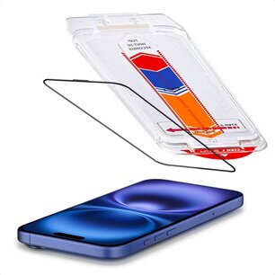 Accezz - Tempered Glass Screenprotector + Applicator pour Apple iPhone 16 Plus / 15 Plus - Transparent