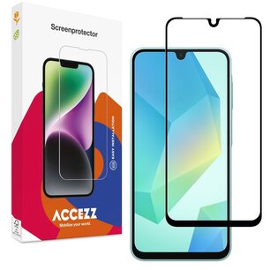 Accezz - Tempered Glass Full Cover Screenprotector pour Samsung Galaxy A16 / A17 / A26 - Transparent Accezz - Tempered Glass Full Cover Screenprotector pour Samsung Galaxy A16 / A17 / A26 - Transparent