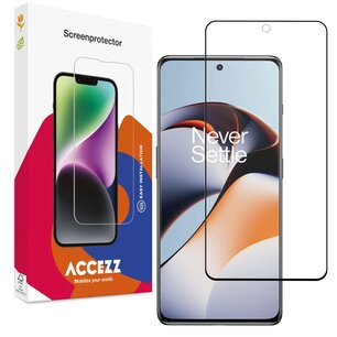 Accezz - Tempered Glass Full Cover Screenprotector pour OnePlus 12R - Transparent Accezz - Tempered Glass Full Cover Screenprotector pour OnePlus 12R - Transparent