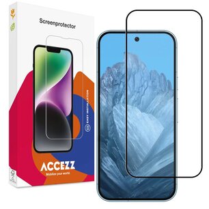 Accezz - Tempered Glass Full Cover Screenprotector pour Google Pixel 9 / 9 Pro - Transparent Accezz - Tempered Glass Full Cover Screenprotector pour Google Pixel 9 / 9 Pro - Transparent