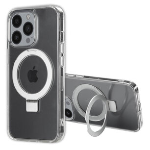 Accezz - Ring Stand Backcover met MagSafe voor Apple iPhone 13 Pro - Transparent
