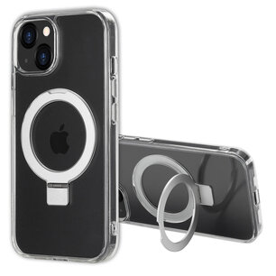 Accezz - Ring Stand Backcover met MagSafe voor Apple iPhone 13 - Transparent