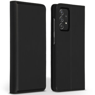 Accezz - Premium Leather Slim Bookcase voor Samsung Galaxy A52(s) (5G/4G) - Black