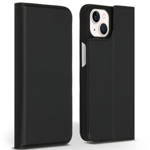 Accezz - Premium Leather Slim Bookcase voor Apple iPhone 13 - Black