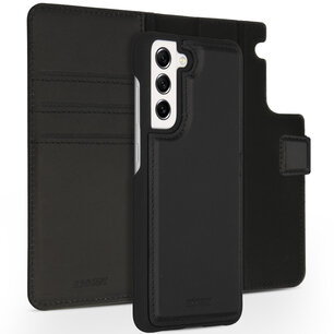 Accezz - Premium Leather 2 in 1 Wallet Bookcase voor Samsung Galaxy S21 FE - Black