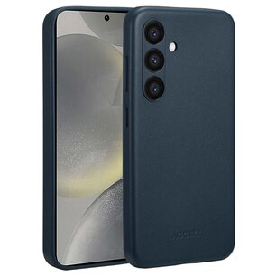 Accezz - MagSafe Leather Backcover pour Samsung Galaxy S24 - Nightfall Blue