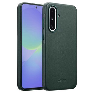 Accezz - MagSafe Leather Backcover pour Samsung Galaxy A36 / A56 - Cedar Green