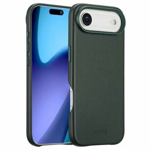 Accezz - MagSafe Leather Backcover pour Apple iPhone Air - Cedar Green