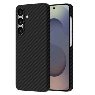 Accezz - MagSafe Kevlar Backcover voor Samsung Galaxy S25 Plus - Black