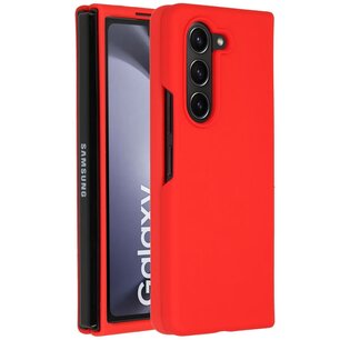 Accezz - Liquid Silicone Backcover pour Samsung Galaxy Z Fold 5 - Red