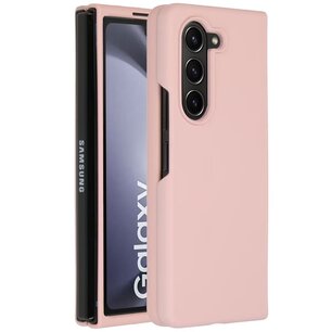 Accezz - Liquid Silicone Backcover pour Samsung Galaxy Z Fold 5 - Pink