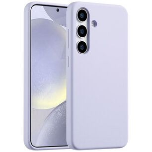 Accezz - Liquid Silicone Backcover voor Samsung Galaxy S25 Plus - Purple