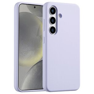 Accezz - Liquid Silicone Backcover voor Samsung Galaxy S25 - Purple