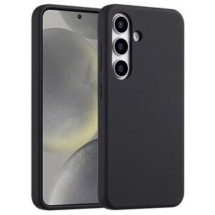 Accezz - Liquid Silicone Backcover voor Samsung Galaxy S25 - Black