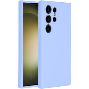 Accezz - Liquid Silicone Backcover pour Samsung Galaxy S24 Ultra - Purple