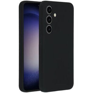 Accezz - Liquid Silicone Backcover pour Samsung Galaxy S24 - Black