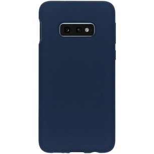 Accezz - Liquid Silicone Backcover pour Samsung Galaxy S10e - Dark Blue Accezz - Liquid Silicone Backcover pour Samsung Galaxy S10e - Dark Blue