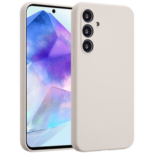 Accezz - Liquid Silicone Backcover voor Samsung Galaxy A55 - Stone