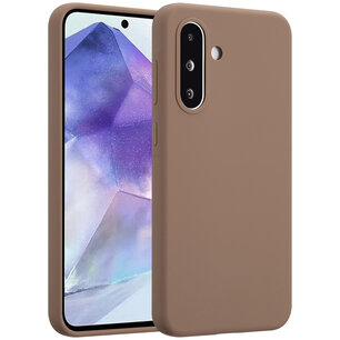 Accezz - Liquid Silicone Backcover voor Samsung Galaxy A36 / A56 - Light Brown