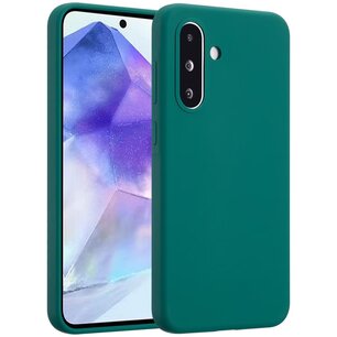 Accezz - Liquid Silicone Backcover voor Samsung Galaxy A36 / A56 - Forest Green