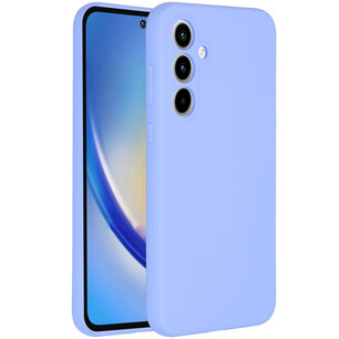 Accezz - Liquid Silicone Backcover pour Samsung Galaxy A35 - Purple