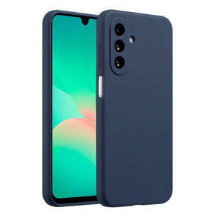 Accezz - Liquid Silicone Backcover pour Samsung Galaxy A26 - Dark Blue