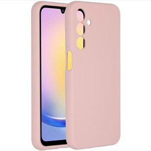 Accezz - Liquid Silicone Backcover pour Samsung Galaxy A25 (5G) - Pink