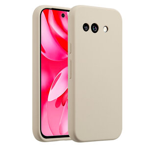 Accezz - Liquid Silicone Backcover pour Google Pixel 9A - Stone