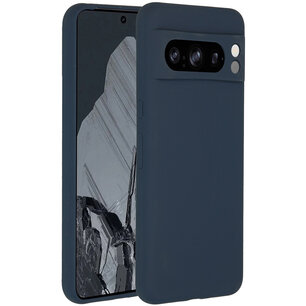 Accezz - Liquid Silicone Backcover pour Google Pixel 8 Pro - Dark Blue