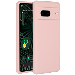 Accezz - Liquid Silicone Backcover voor Google Pixel 7 - Pink