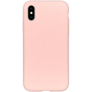 Accezz - Liquid Silicone Backcover voor Apple iPhone X / Xs - Pink Accezz - Liquid Silicone Backcover voor Apple iPhone X / Xs - Pink