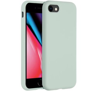 Accezz - Liquid Silicone Backcover pour Apple iPhone SE (2022 / 2020) / 8 / 7 - Sky Blue Accezz - Liquid Silicone Backcover pour Apple iPhone SE (2022 / 2020) / 8 / 7 - Sky Blue