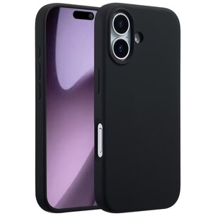 Accezz - Liquid Silicone Backcover avec MagSafe pour Apple iPhone 17 - Black