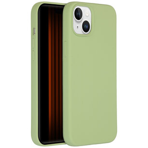 Accezz - Liquid Silicone Backcover avec MagSafe pour Apple iPhone 15 Plus - Green