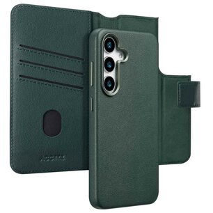 Accezz - Leather Bookcase 2-in-1 met MagSafe voor Samsung Galaxy S25 - Cedar Green
