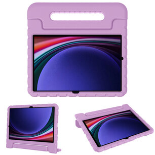 Accezz - Kidsproof Backcover met handvat voor Samsung Galaxy Tab S10 Lite / S9 11.0 inch / Tab S10 FE / S9 FE 10.9 inch - Lila