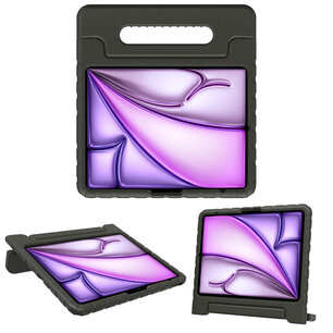 Accezz - Kidsproof Backcover met handvat voor Apple iPad Air 11 inch (2025) M3 / (2024) M2 - Black