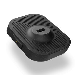 ZENS - USB-A and USB-C Charger Extension - Modular Series - Recycled Plastic - Black