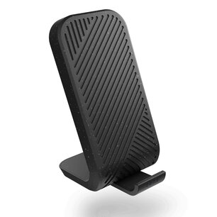 ZENS - Wireless Charger Base Station - Modular Series - Wireless Charger Stand - Recycled Plastic - Black