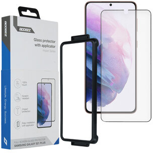 Accezz - Glass Screenprotector + Applicator for Samsung Galaxy S21 Plus - Transparent Accezz - Glass Screenprotector + Applicator for Samsung Galaxy S21 Plus - Transparent