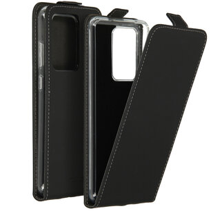 Accezz - Flipcase voor Samsung Galaxy S20 Ultra - Black