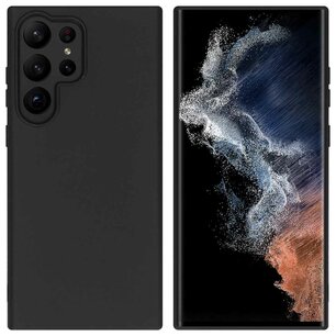Accezz - Color Backcover for Samsung Galaxy S23 Ultra - Black