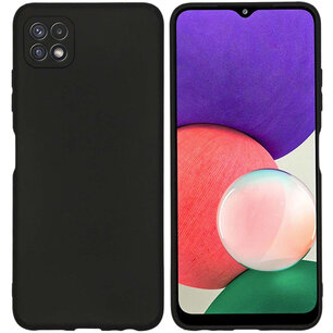 Accezz - Color Backcover voor Samsung Galaxy A22 (5G) - Black