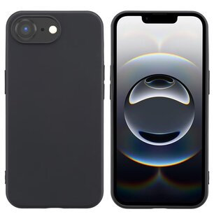Accezz - Color Backcover voor Apple iPhone 16e - Black