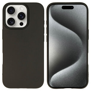 Accezz - Color Backcover pour Apple iPhone 16 Pro - Black