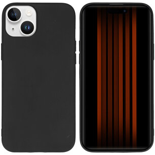 Accezz - Color Backcover pour Apple iPhone 15 Plus - Black