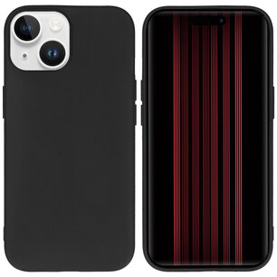 Accezz - Color Backcover pour Apple iPhone 15 - Black